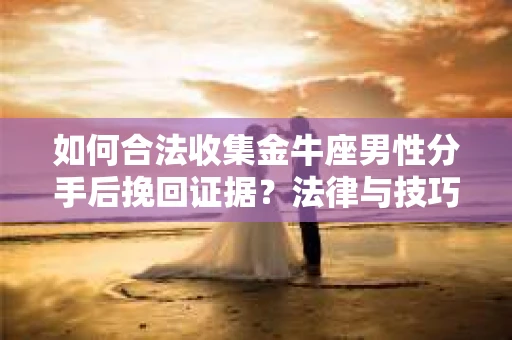 如何合法收集金牛座男性分手后挽回证据？法律与技巧的双重指导