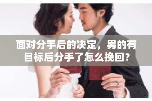 面对分手后的决定，男的有目标后分手了怎么挽回？
