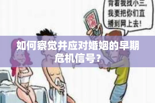 如何察觉并应对婚姻的早期危机信号？