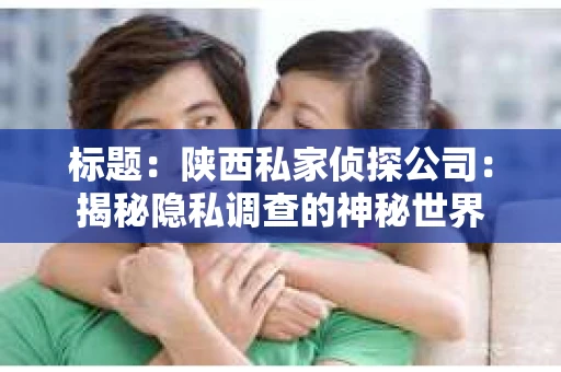 标题：陕西私家侦探公司：揭秘隐私调查的神秘世界