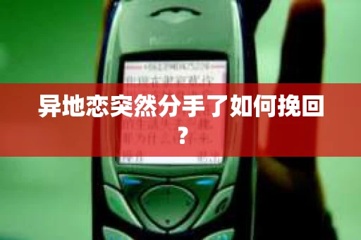 异地恋突然分手了如何挽回？