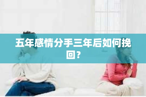 五年感情分手三年后如何挽回？