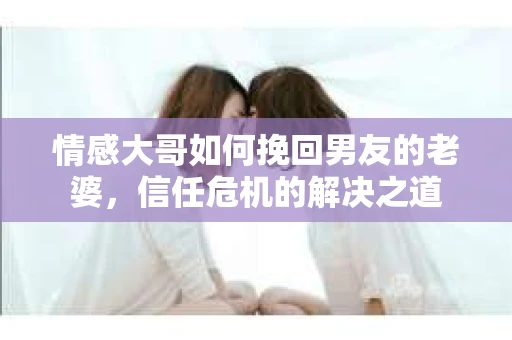 情感大哥如何挽回男友的老婆，信任危机的解决之道